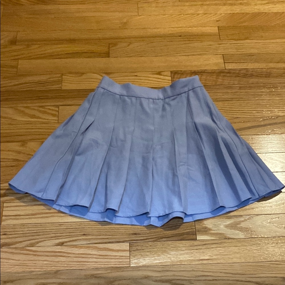 Light blue skirt